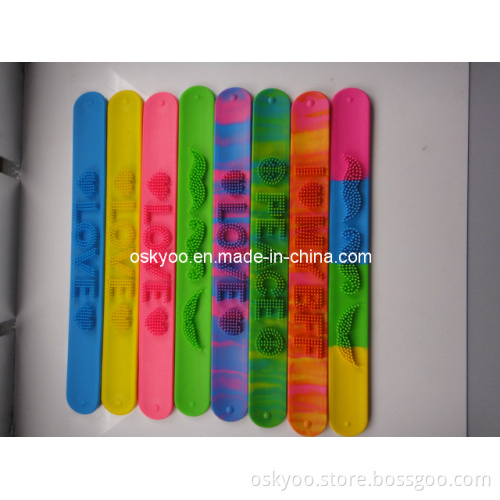 Custom Silicone Slap Bracelets Bands